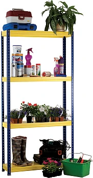 Стеллаж металлический Практик SB 185KD/100x30/4м Стеллаж металлический Практик SB 185KD/100x30/4м